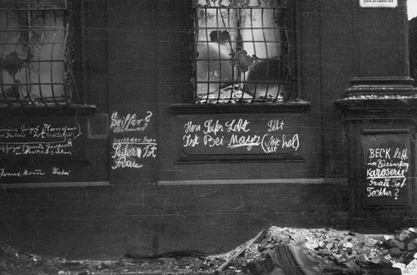 Die zerstörte Stadt - Nachrichten am Stadtarchiv; 1945 (Stadtarchiv Heilbronn)