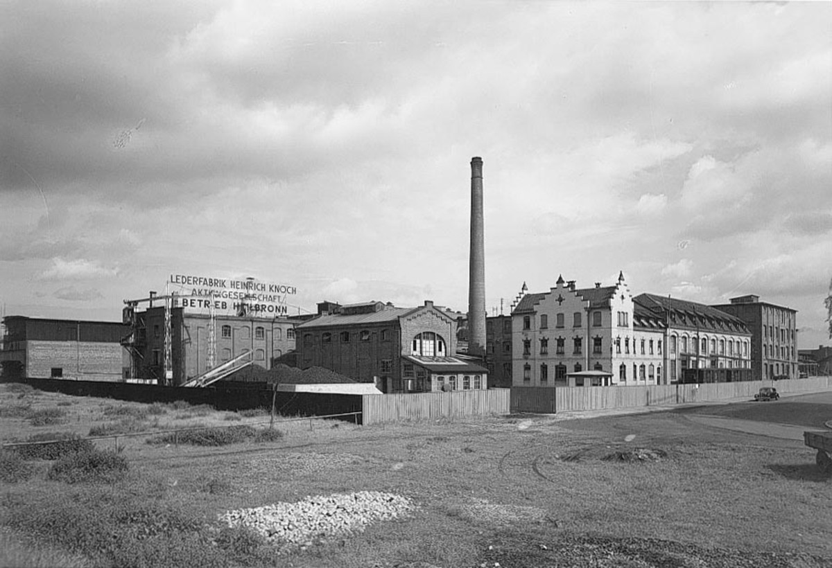 Lederfabrik Heinrich Knoch um 1938 (Foto: Arthur Ohler) Lederfabrik Heinrich Knoch um 1938 (Foto: Arthur Ohler)