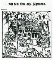 Karikatur von Ipf (Horst Siegmann), veröffentlicht in der Neckar-Zeitung vom 2. Juli 1932 (Stadtarchiv Heilbronn)