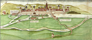 Stadtansicht von Heilbronn; um 1554
(Stadtarchiv Heilbronn)