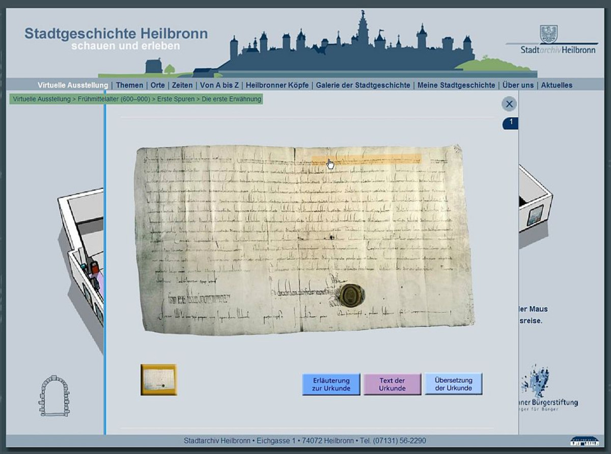 Der Screenshot zeigt die Arbeitsmöglichkeiten mit CD bzw. Urkundenlesestation