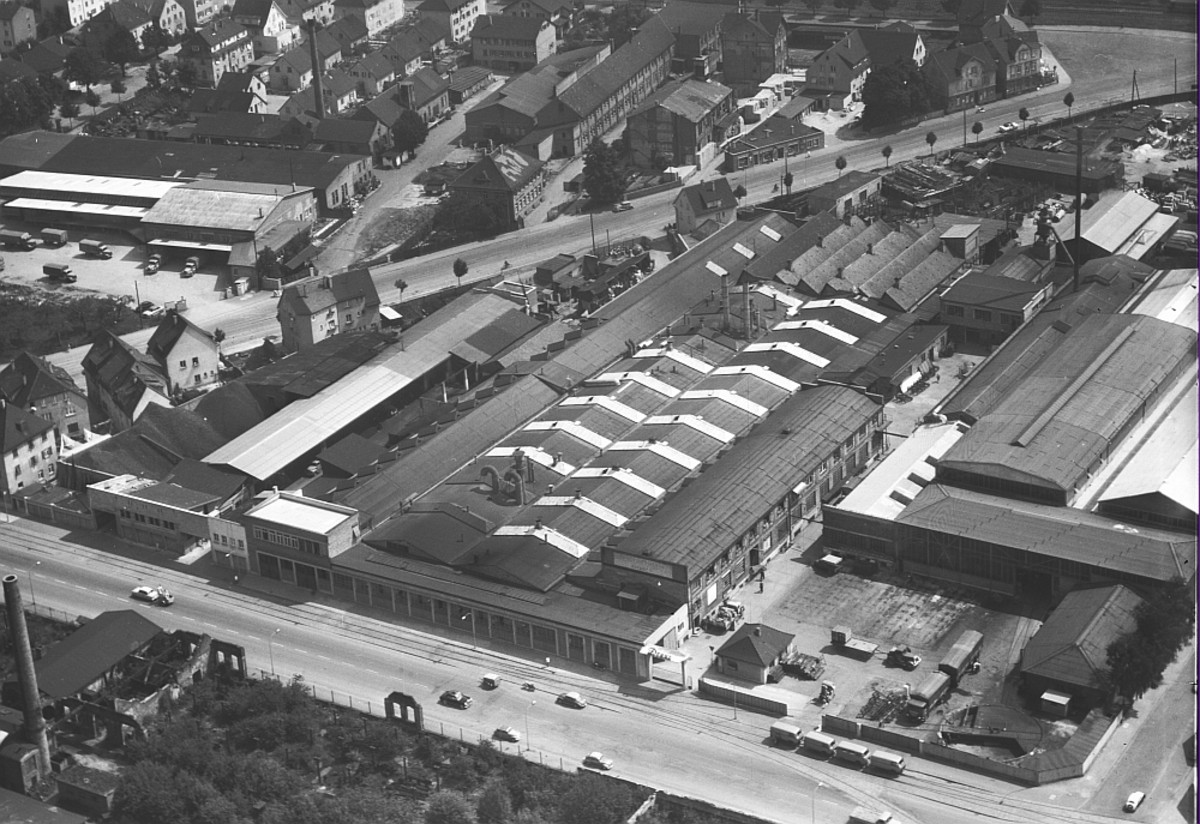 Firma Drauz, 1957 (Foto Stadtarchiv Heilbronn) Firma Drauz, 1957 (Foto Stadtarchiv Heilbronn)