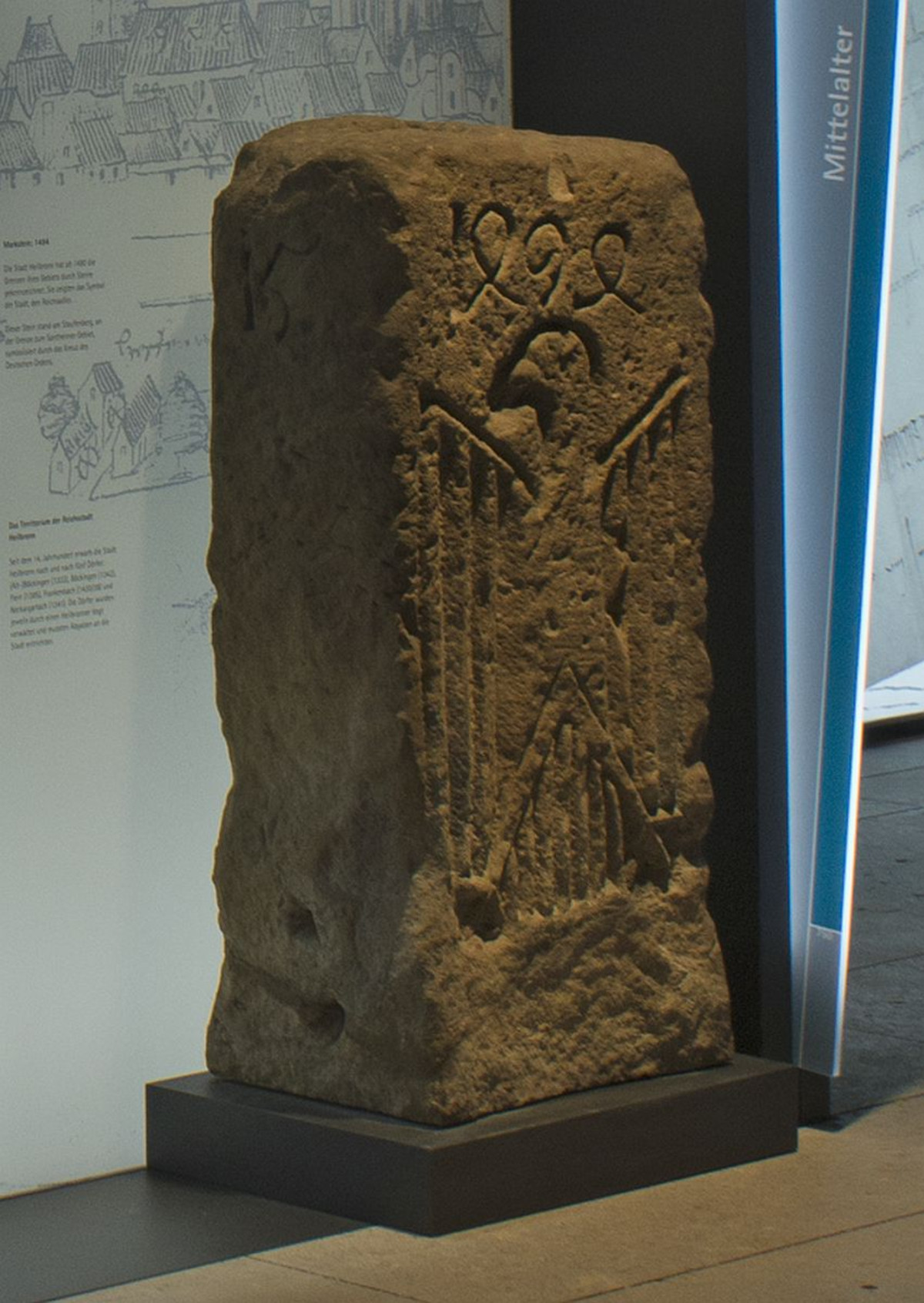 Markstein der Stadt Heilbronn, 1494 (Stadtarchiv Heilbronn E020-38) Markstein der Stadt Heilbronn, 1494 (Stadtarchiv Heilbronn E020-38)
