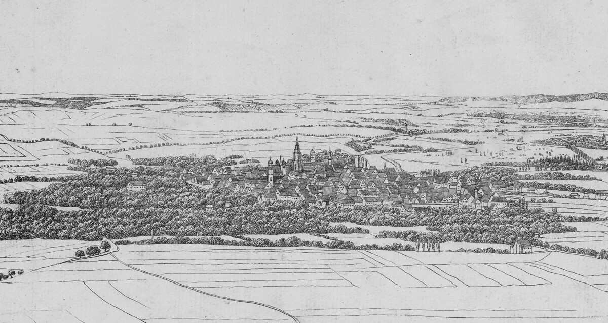 Blick vom Wartberg auf die Stadt Heilbronn vor der Industrialisierung. Ausschnitt aus Louis Mayer (Künstler), E. Emminger (Lithographie) Panorama vom Wartberg, 1825 (Stadtarchiv Heilbronn E005-782-0). Blick vom Wartberg auf die Stadt Heilbronn vor der Industrialisierung. Ausschnitt aus Louis Mayer (Künstler), E. Emminger (Lithographie) Panorama vom Wartberg, 1825 (Stadtarchiv Heilbronn E005-782-0).