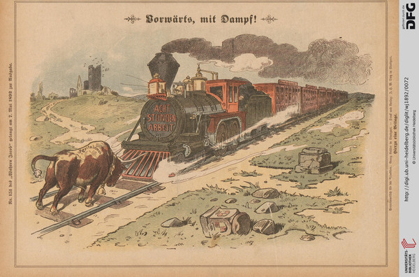 Aus der sozialdemokratischen Satirezeitschrift "Der Wahre Jacob" Nr. 151, 1892