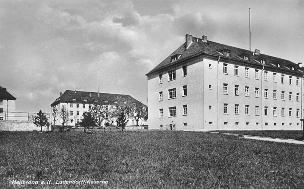 Die Ludendorffkaserne; 1939 (Stadtarchiv Heilbronn) Die Ludendorffkaserne; 1939
(Stadtarchiv Heilbronn)
