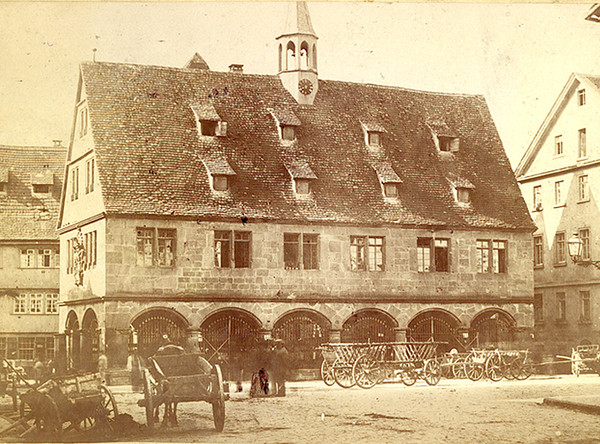 Fleisch- und Gerichtshaus; 1865
(Stadtarchiv Heilbronn)