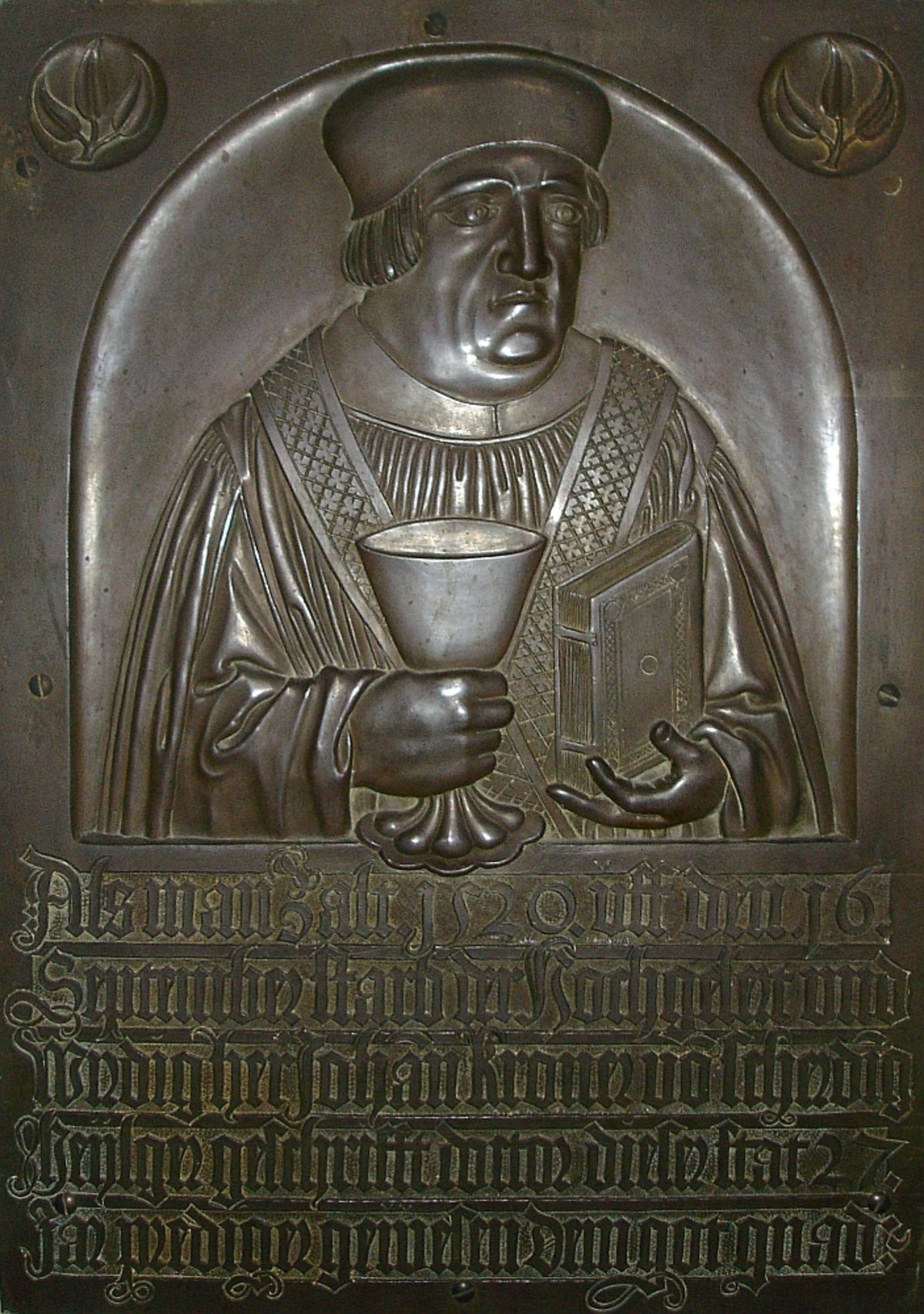 Kilianskirche - Epitaph für Dr. Johannes Kröner (Foto Stadtarchiv Heilbronn) Kilianskirche - Epitaph für Dr. Johannes Kröner (Foto Stadtarchiv Heilbronn)
