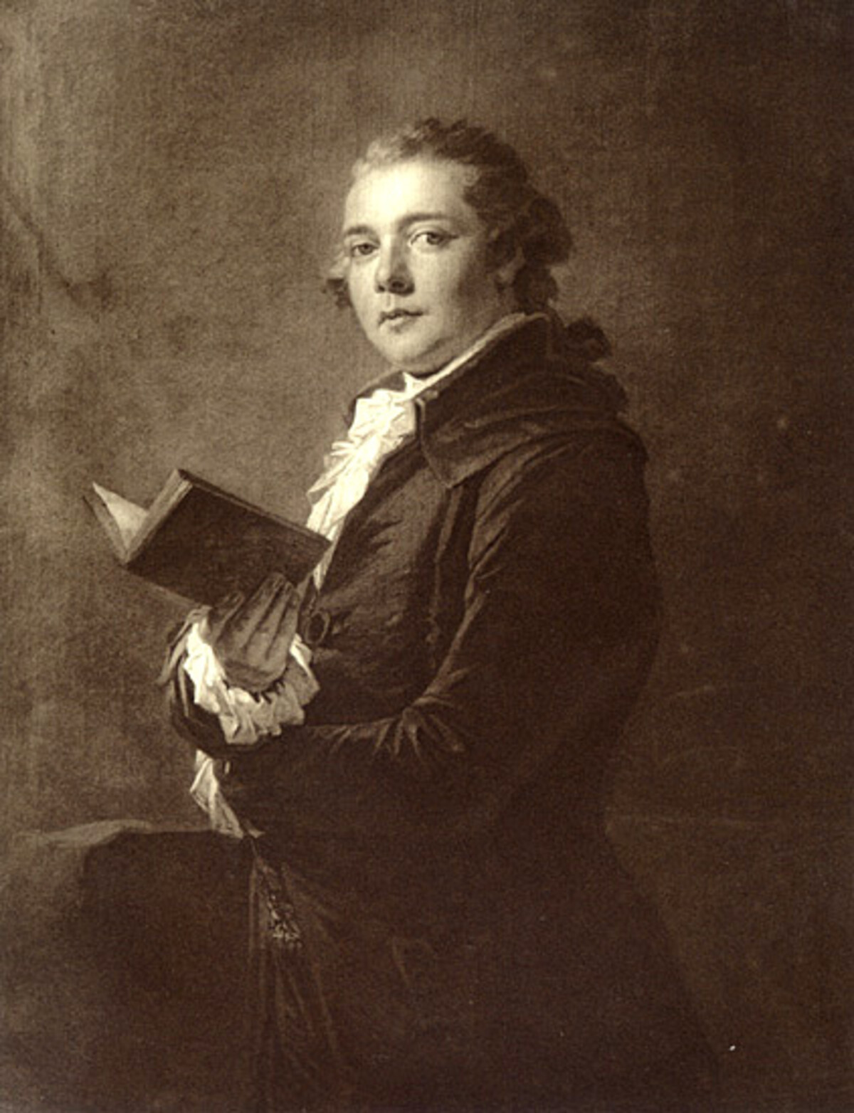 Heinrich Friedrich Füger, Porträt des Bruders Christian; 1788 / 89 (Stadtarchiv Heilbronn) Heinrich Friedrich Füger, Porträt des Bruders Christian; 1788/89 (Stadtarchiv Heilbronn)