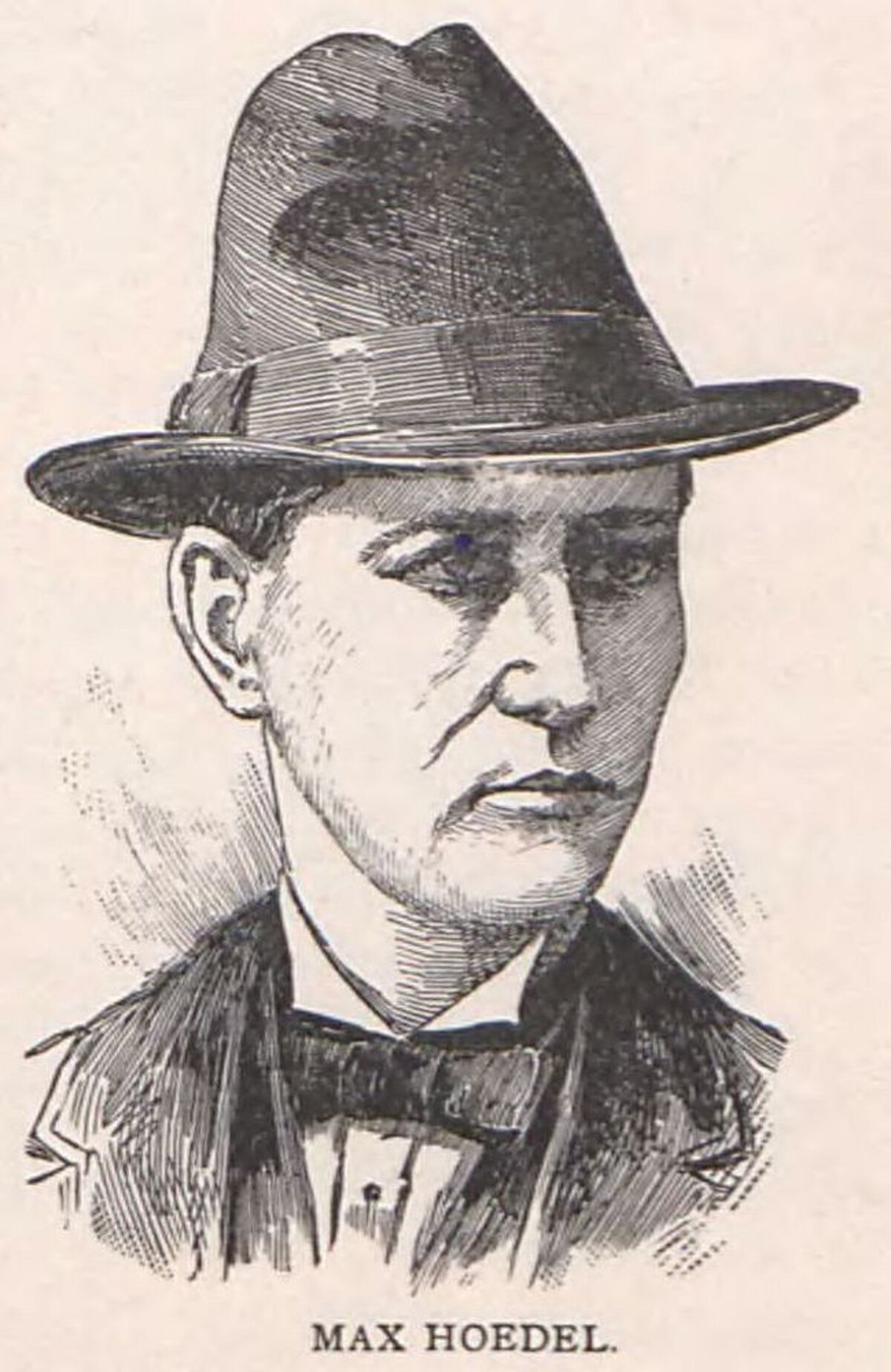 Max Hödel (zeitgenössische Lithographie)