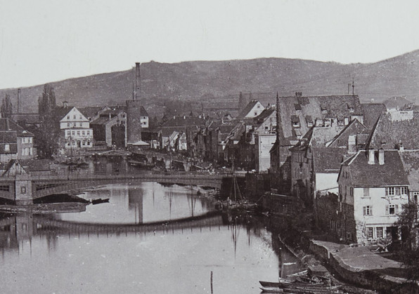 Blick vom Rosenberg auf den Neckar, 1868