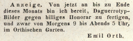 Anzeige im Heilbronner Intelligenz-Blatt; 14. Mai 1842
(Stadtarchiv Heilbronn)