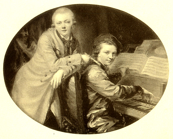Heinrich Friedrich Füger, Doppelporträt mit seinem Bruder Gottlieb Christian; 1768
(Stadtarchiv Heilbronn)