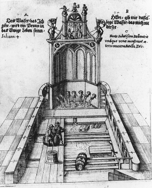 Der Siebenröhrenbrunnen 1631
(Stadtarchiv Heilbronn)