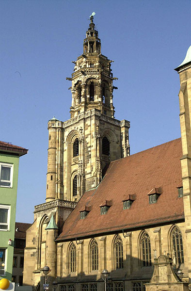 Der Westturm der Heilbronner Kilianskirche; 2007 (Foto Stadtarchiv Heilbronn)