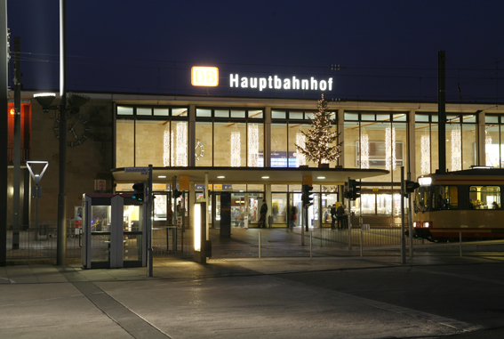 Heilbronner Hauptbahnhof; 2007
(Stadtarchiv Heilbronn, Foto Barbara Kimmerle)