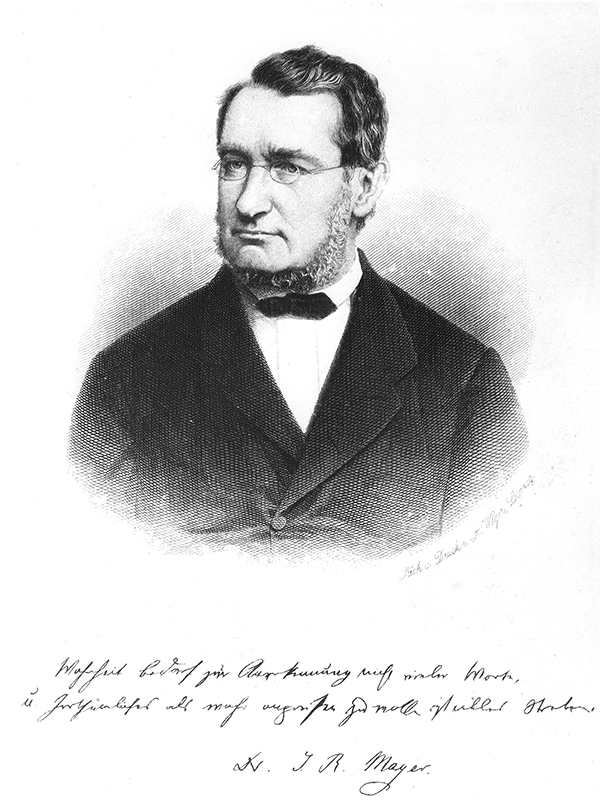 Robert Mayer; 1868
(Stich von August Weger; Stadtarchiv Heilbronn)