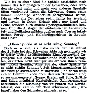 Artikel in der Heilbronner Stimme; 20.03.1965