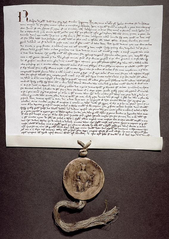Das erste bekannte Stadtrecht für Heilbronn; 1281
(HStA Stuttgart H 51 U 110)